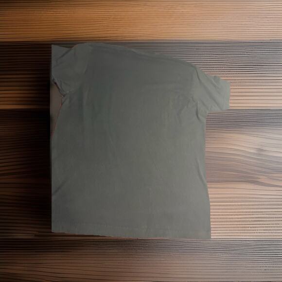 THE RAW UNCUT Men's Size L 100% Cotton BLACK T-Shirt GREEN CAMO CALIFORNIA FLAG - Picture 2 of 5